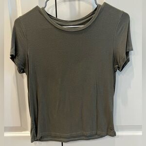 American Eagle Outfitters Army Green Tee